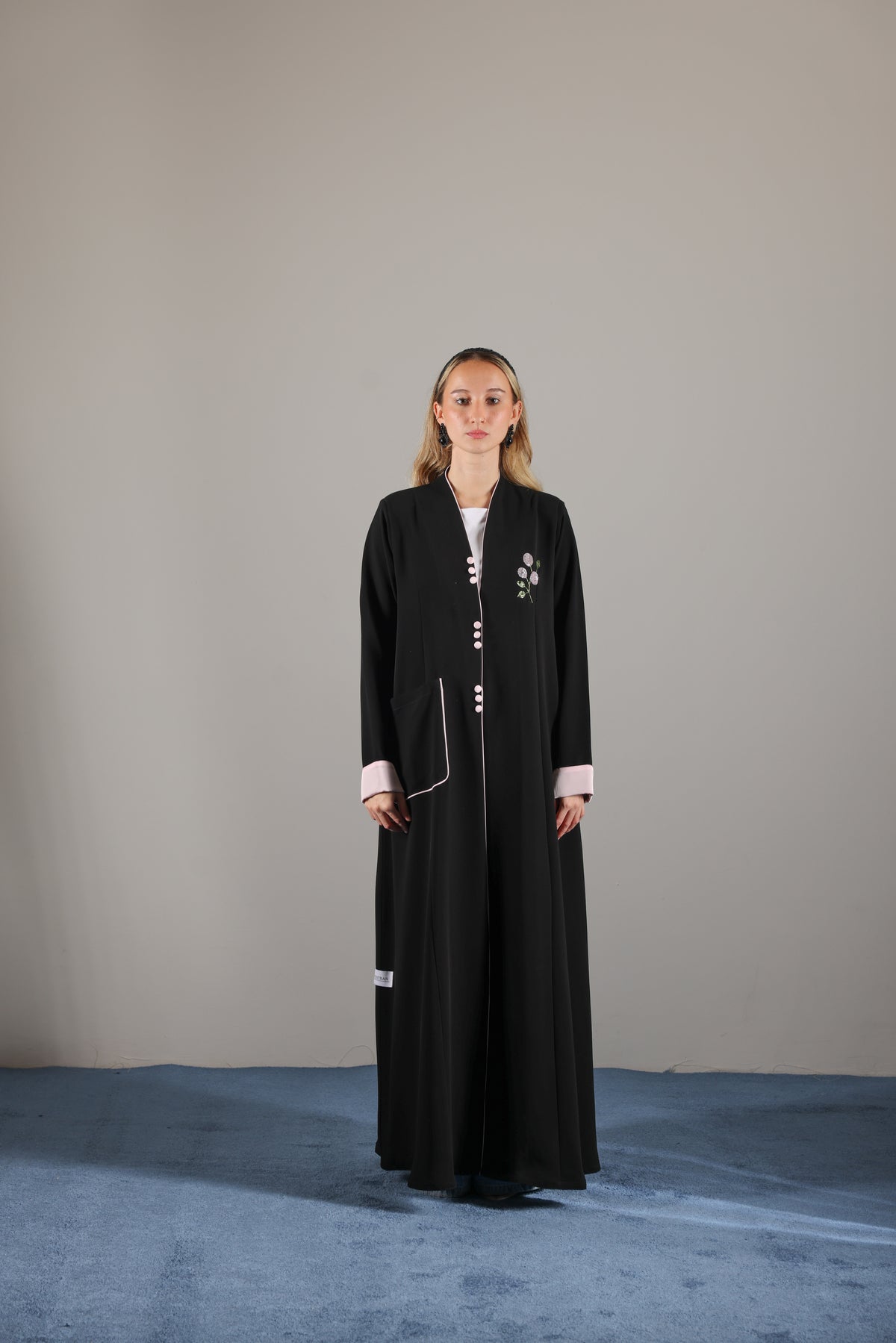 Blush petal Abaya