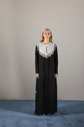 Ivory Lace Abaya