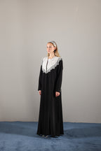 Ivory Lace Abaya