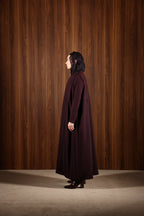 Burgundy Abaya