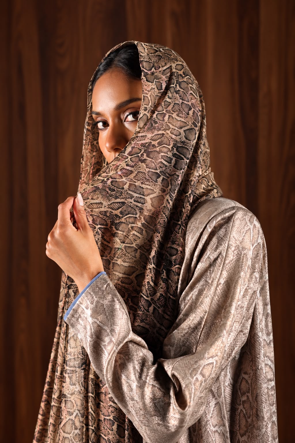 Viper Shimmer Abaya
