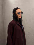 Burgundy Abaya