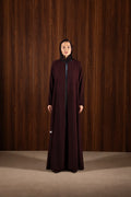 Burgundy Abaya